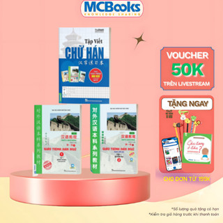 Sách - Combo Giáo Trình Hán Ngữ Tập 1 ( Quyển Thượng ,Quyển Hạ) Và Tập Viết Chữ Hán