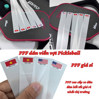( GIÁ SỈ ) Combo 20 sợi, 10 sợi PPF cao cấp Dán viền vợt Pickleball dày dặn chống trầy xước