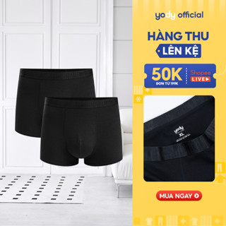 [Đồng giá] Combo 2 quần lót nam boxer co giãn thoáng khi thương hiệu YODY QCM6007 MCUN25A007