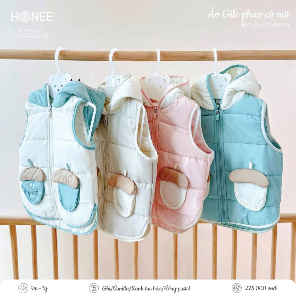 [Honee] Áo phao Gile cho bé