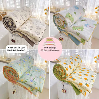  Chăn Đũi Xơ Đậu Nành Mềm Mịn  Kích Thước 2mx2m3  Chăn Đũi Hè Trần Bông Cotton Đũi Hàn 