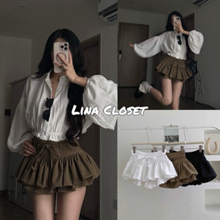  Chân Váy Kaki Dáng Xoè Có Lót Nhiều Màu Kèm Dây Đai Hack Dáng 