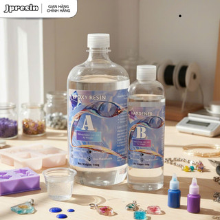 Keo Epoxy Resin 3A:1B Cứng Trong Suốt [FULL SET]