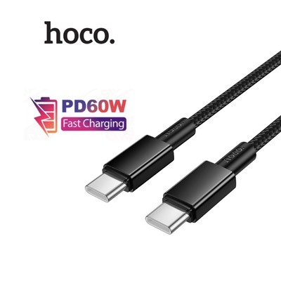Cáp sạc nhanh hỗ trợ truyền dữ liệu Hoco X119 PD60W TypeC to TypeC dùng cho Android/15/16/17 dài 1M