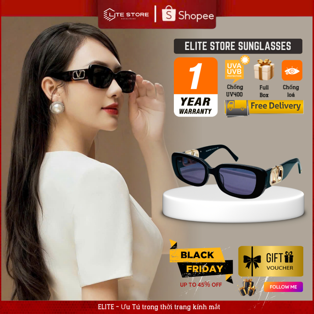 [HÀNG CHÍNH HÃNG] Kính thời trang cao cấp Nữ Valenti.no thương hiệu nổi tiếng đã có mặt tại Elite st