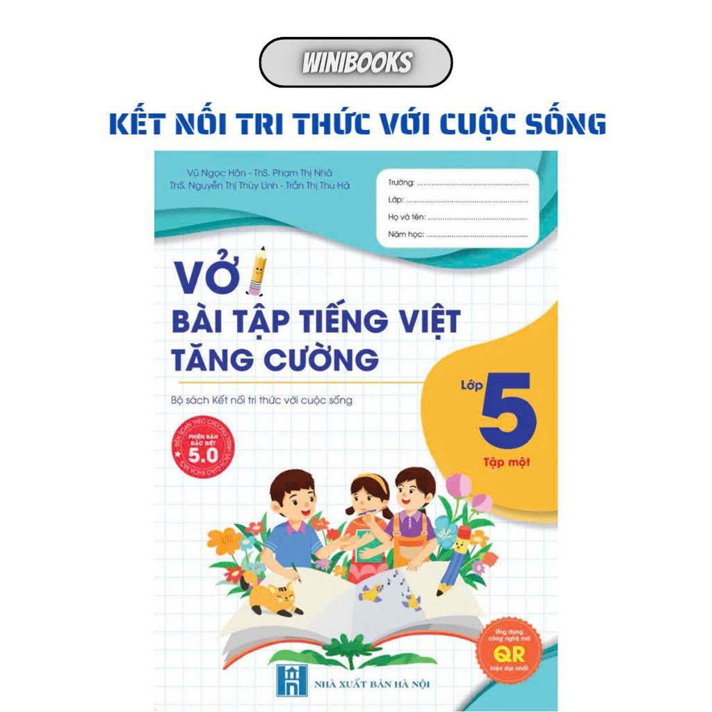 Sách - [Lớp 5 - Tập 1] - Kết Nối Tri Thức - Vở Bài Tập Tiếng Việt Tăng Cường Lớp 5 Tập 1
