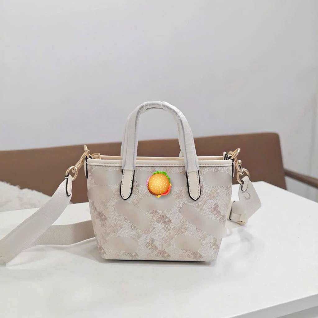 Túi xách mini C - City Mini Tote Bag In Signature Canvas CG038