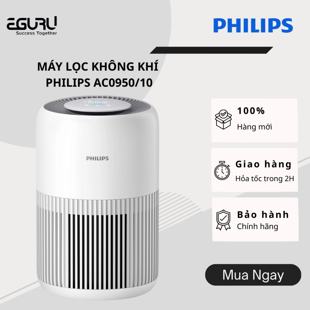 Máy Lọc Không Khí Philips AC0950/10 Pureprotect Mini |65m2- - Hàng Chính Hãng