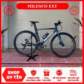 Xe Đạp MILESCO EXT Gen 2 • Khung nhôm bản dẹt, phanh dầu, 3 món Shimano, moay-ơ 6 bạc cối thả nổ 💥