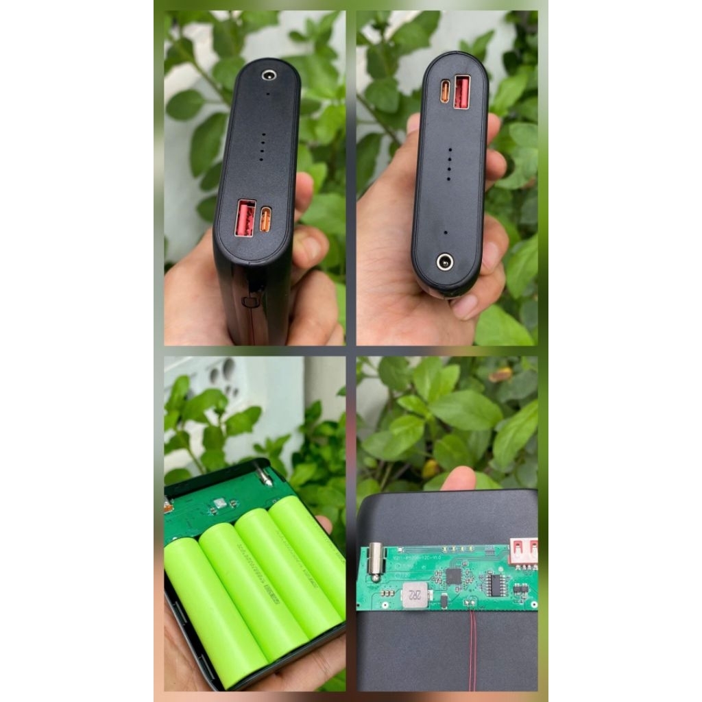 [COMBO] Vỏ Mạch Pin Áo Điều Hòa Mẫu Mới Đóng hệ 1s4p 4cell 21700 [ Dùng Cho Quạt 12v ]