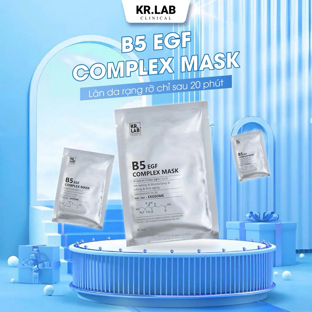 5-10-20 miếng MẶT NẠ KR.LAB B5 EGF COMPLEX MASK 25ml - hàng chính hãng TN638TN234