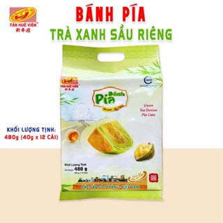 Bánh Pía Chay Trà Xanh (480g) Tân Huê Viên