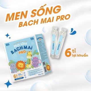  ❤️  CÓ VOUCHER  Men sống Bạch Mai Pro 6 tỉ lợi khuẩn men vi sinh cải thiện hệ tiêu hoá cho bé 