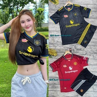  Áo Bóng Đá MU 2025 26 -   Quần + Áo   - Chuẩn Mẫu Thi Đấu - Vải Polyester Gai Thái 