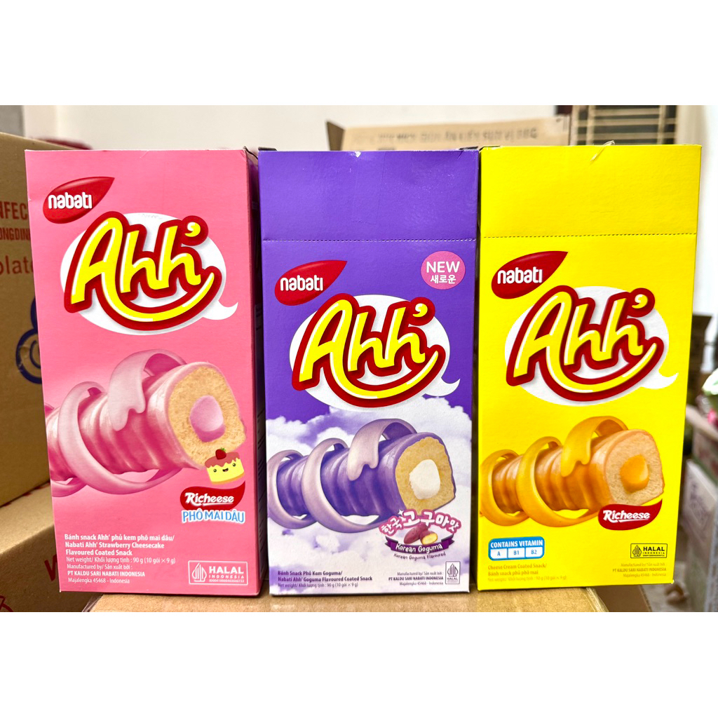 Bánh Ahh’ Triple Cheese Phô Mai 90g