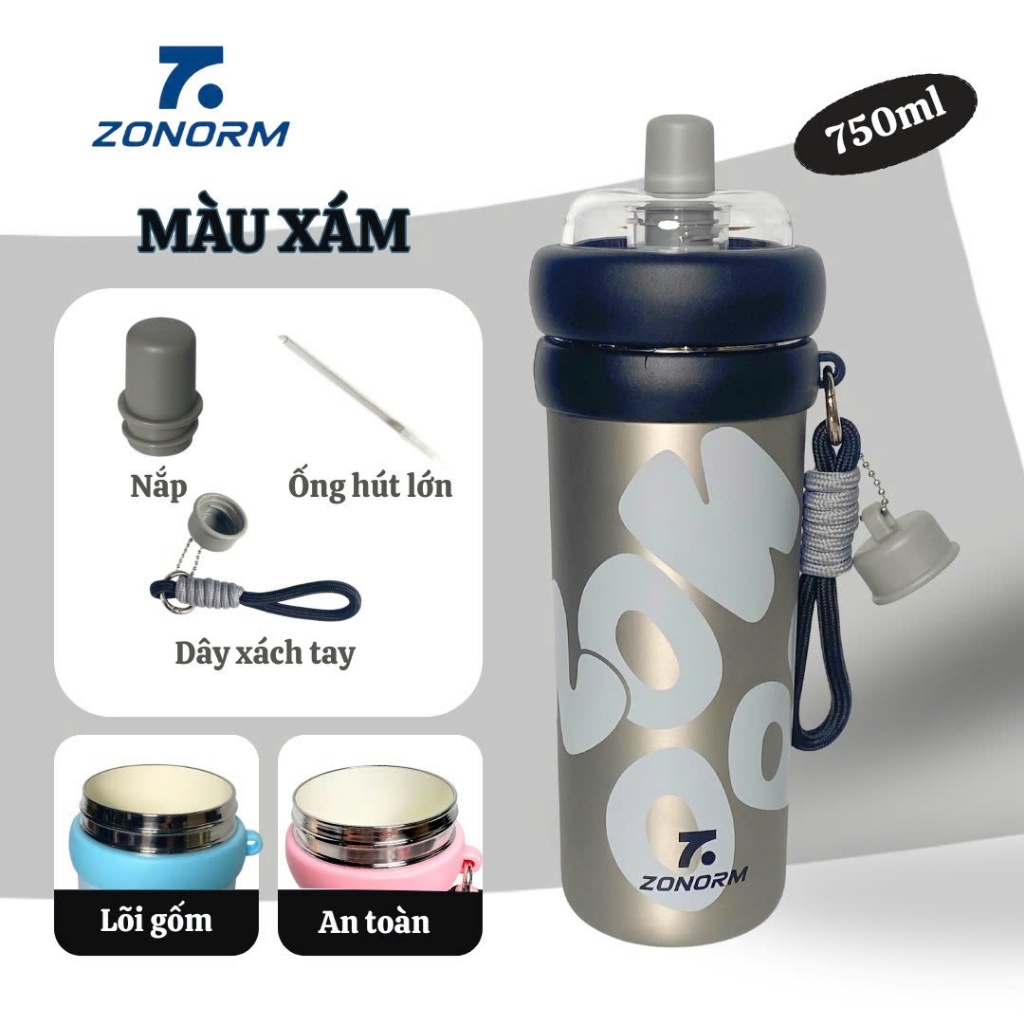 LY GIỮ NHIỆT TRÀ SỮA - ỐNG HÚT TRÂN CHÂU INOX 316L ZONORM | BigBuy360 - bigbuy360.vn