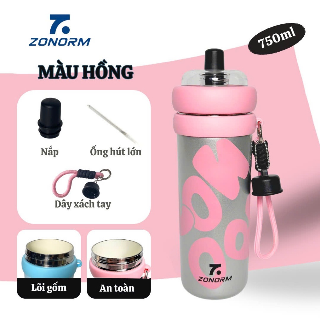 LY GIỮ NHIỆT TRÀ SỮA - ỐNG HÚT TRÂN CHÂU INOX 316L ZONORM | BigBuy360 - bigbuy360.vn