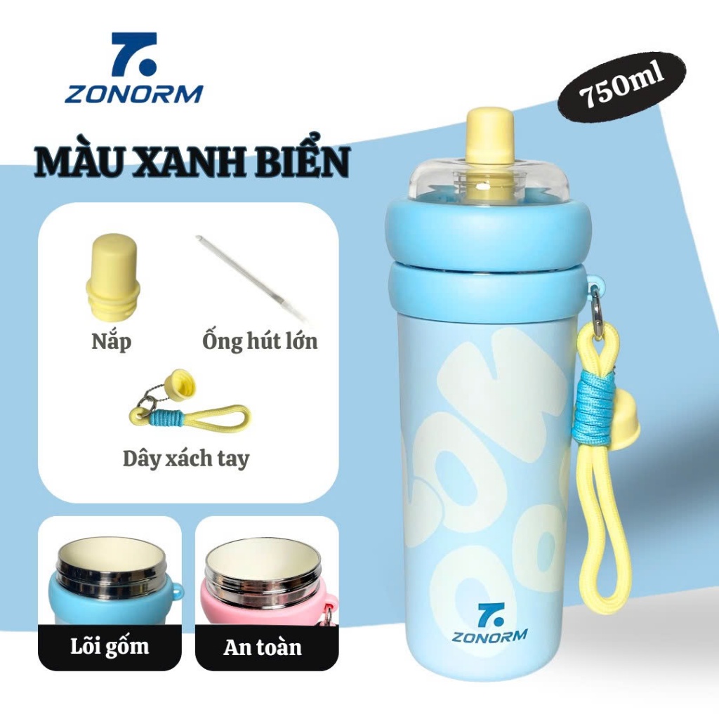 LY GIỮ NHIỆT TRÀ SỮA - ỐNG HÚT TRÂN CHÂU INOX 316L ZONORM | BigBuy360 - bigbuy360.vn