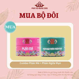   Giá tốt trên live  Bộ Đôi Phấn Ngừa Mụn Và Phấn Má Phấn Nụ Hoàng Cung 