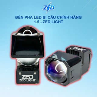 Đèn Bi Cầu 1.5 ZED LIGHT - 48W Vòng 3D, Mắt Quỷ - Bảo Hành 12 Tháng Đèn Pha Xe Máy, ÔTô