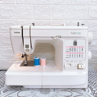  Máy may gia đình Bền Rẻ Đẹp Nhật BROTHER PURET đen xanh hồng 40E 50E- Ổ đứng Như Máy Công Nghiệp - Máy Khỏe- Siêu Bền 