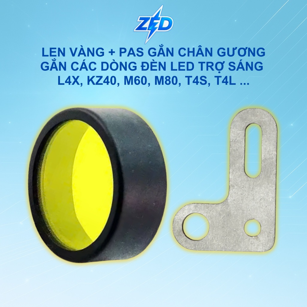 Pas Gắn Chân Gương - Len Vàng Phá Sương Cho Đèn L4x, L6X, L9X,KZ....