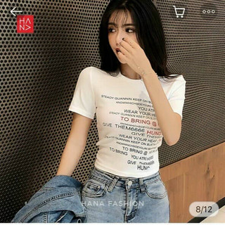 Áo Croptop Nữ Thun Tăm Ôm Body Màu Trắng – Croptop Tay Ngắn Form Đẹp Hot Trend