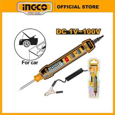 Bút thử điện ô tô, thiết bị kiểm tra mạch điện tự động xe hơi, ô tô INGCO HSDT41001