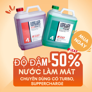 Nước làm mát động cơ JCAP Nhật Bản 4L màu xanh 50%