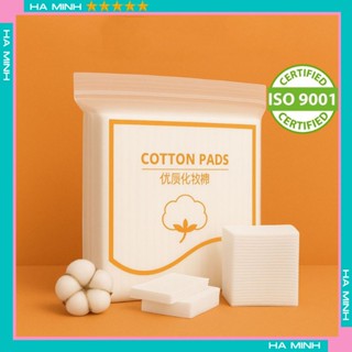  Bông Tẩy Trang  222 Miếng Cotton pads  bông tẩy trang 3 lớp mềm mại ISO 9001:2015 