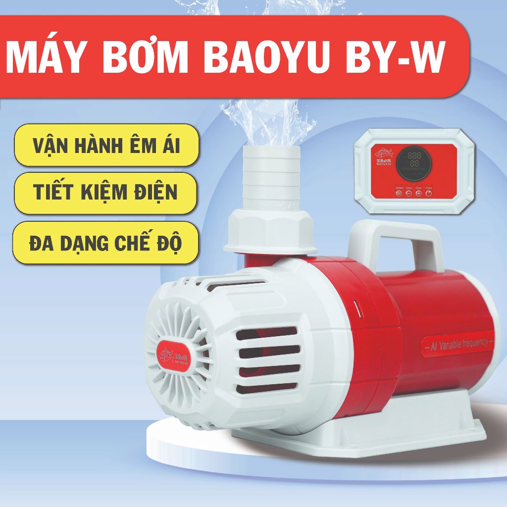 Máy bơm hồ koi Baoyu BY W8000, W10000, W12000, W18000, W20000, W25000 Tiết kiệm điện
