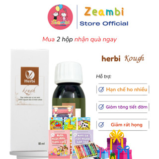 Siro Zeambi Herbi Kough, Lọ 60ml