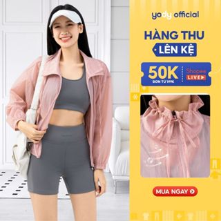 [Đồng giá] Áo khoác thể thao nữ YODY áo khoác gió 1 lớp sport siêu mỏng cản gió WATJ25S003-SKN7004