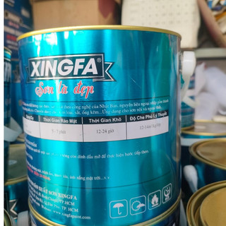Sơn sắt mạ kẽm 1 thành phần Xingfa lon 2.7kg đủ màu, sơn không cần lót./.