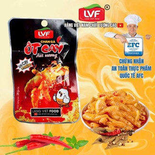  Combo 30 Chân Gà Rút Xương Ớt Cay Làng Việt Food 25gr  1 Chiếc 