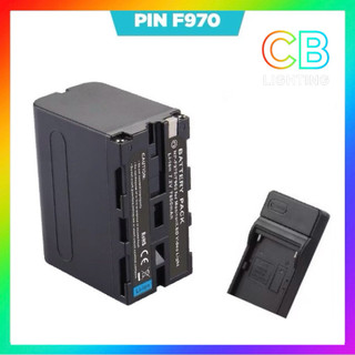 Combo Pin Sạc Np-F960/F970 Cho Đèn Led Quay Phim