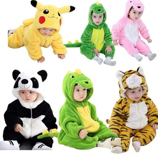 Bộ Body Lông Khủng Long Pikachu Hổ Lông Gấu Lông mềm mịn ấm thiết kế đáng yêu cho bé trai bé gái từ 4 đến 28kg 
