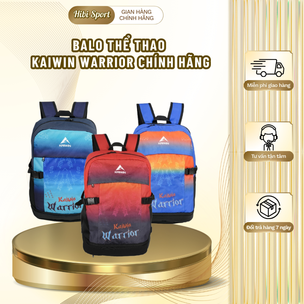 Balo Thể Thao KAIWIN WARRIOR Chính Hãng – Đa Ngăn, Bền Đẹp, Tiện Lợi Mang Theo