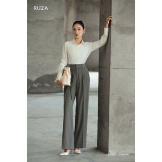 Quần tây suông nữ RUZA ống đứng thời trang công sở QSF097 QSF098