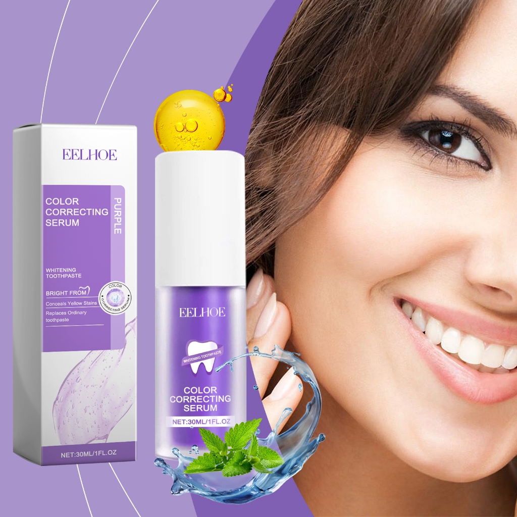 EELHOE Serum Trắng Răng  Làm Trắng Răng Hỗ Trợ Cải Thiện Vàng Răng 30ml