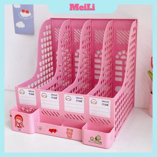  Giá Đựng Tài Liệu 4 ngăn Văn Phòng BG09  - Khay Kệ Sách 4 Ngăn 2 Tầng Màu Trơn Để Bàn ,Đựng Đồ Trang Trí Decor Bàn Học 