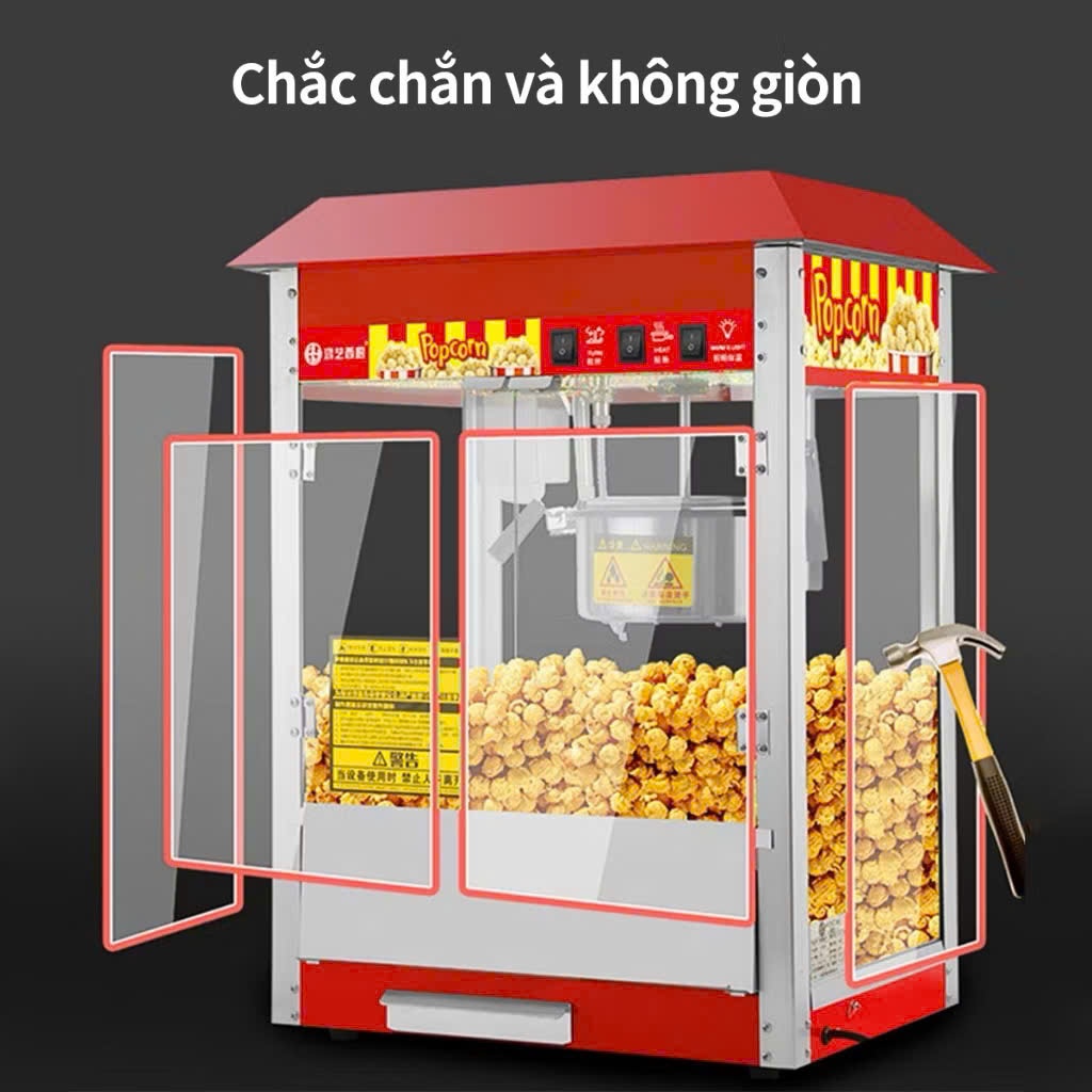 Máy Làm Bỏng Ngô Máy Làm Bắp Rang Bơ Tại Nhà Máy Nổ Bỏng Ngô Bằng Điện Nhỏ Gọn An Toàn