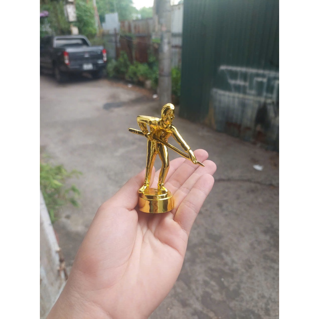 Đỉnh cúp hình người Bida (Billiards) bằng nhựa