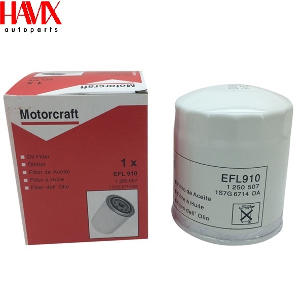 Lọc Dầu Nhớt Xe Ford Ecosport, Focus, Fiesta (Mã : EFL-910)