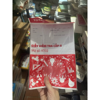 Giấy kiểm tra cấp 1 ( mẫu ngẫu nhiên)
