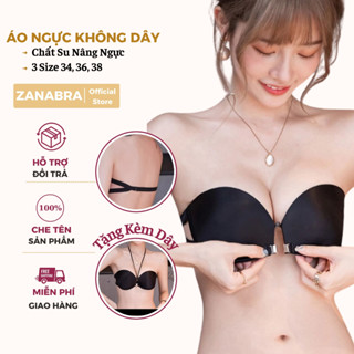 Áo ngực nữ độn ngực quây ngang - Áo lót mút dày có dây rời ZANABRA A752