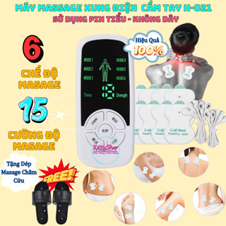  Máy massage trị liệu xung điện xoa bóp H-021 Máy mát xa châm cứu điện xung toàn thân giảm đau nhức mỏi Hiệu Quả số 1 
