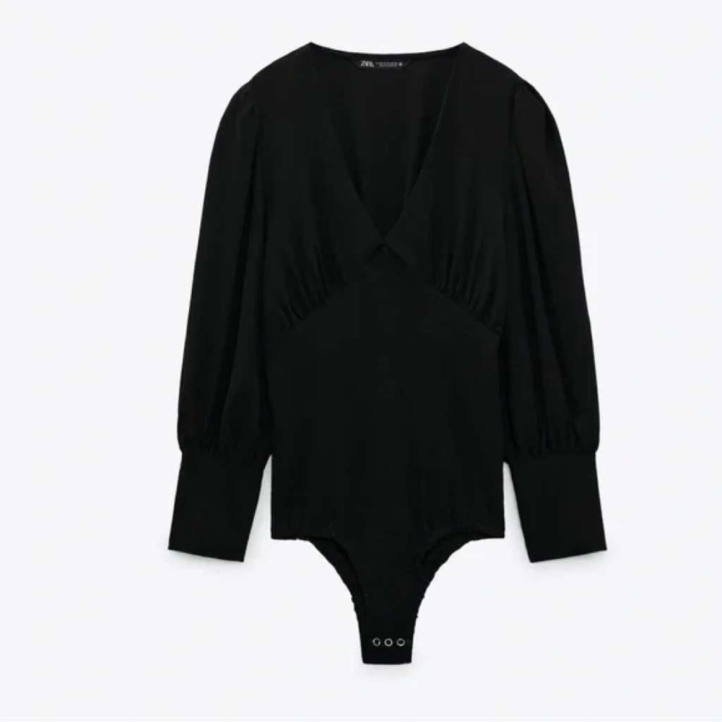 Body Suit Tay Phồng Zra - Cambo