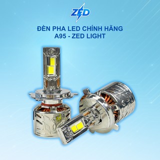 Đèn Pha LED Oto Xe Máy A95 ZEDLIGHT - 130W Siêu Đèn Pha Chiếu Xa 200m, Đủ Chân Cắm H4,H7,H11,9005