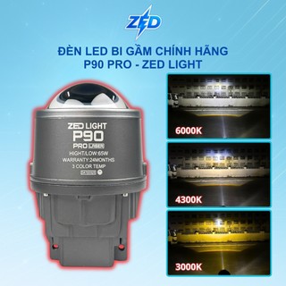  Đèn LED Bi Gầm 3.0 P90 Pro Laser ZEDLIGHT - 65W Trợ Pha Laser Chiếu Xa Trên 200m Lắp Gầm Oto Chống Nước IP67 Quạt Gió 
